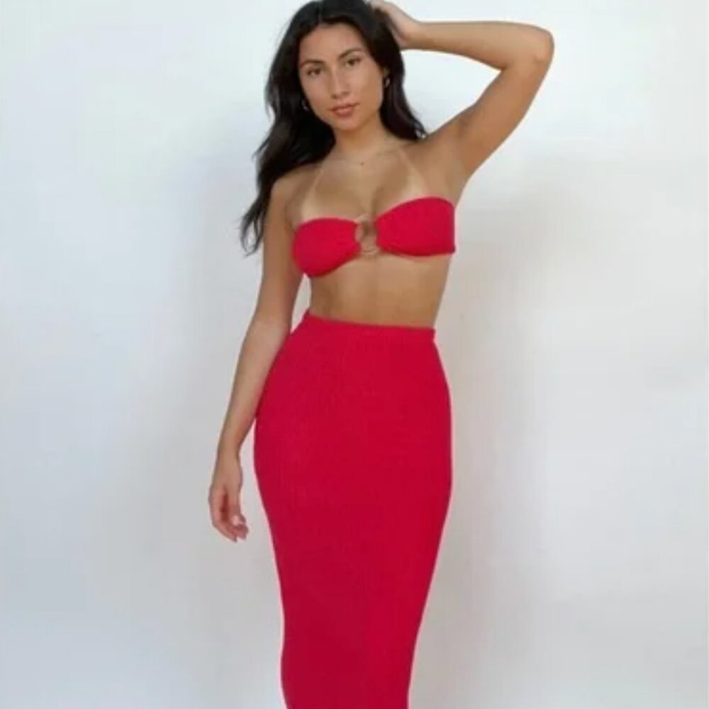 437 Maxi Beach Skirt XS